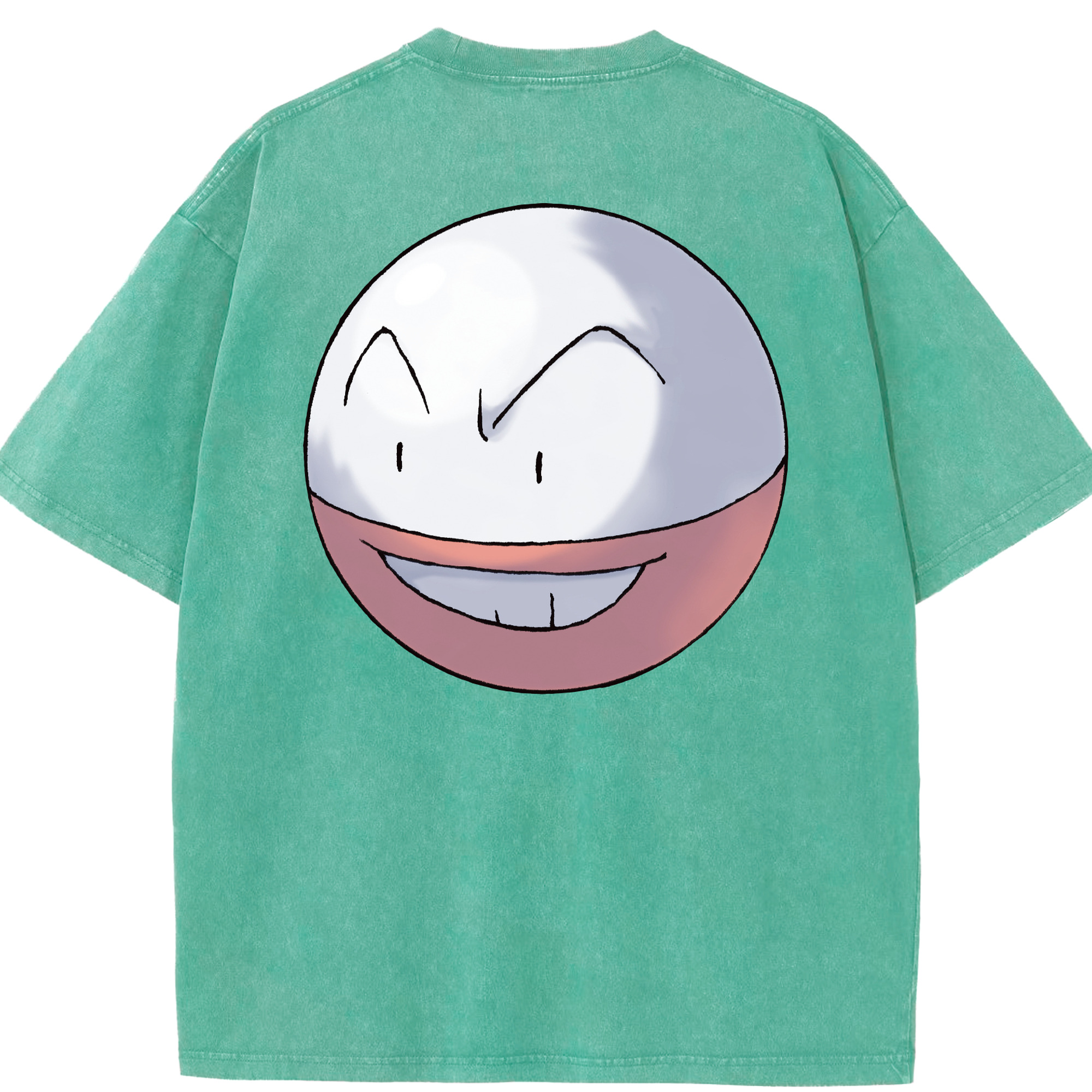 （画像用） ポケットモンスター Pokémon 綿100% ヴィンテージ風 半袖Tシャツ（背面プリント）